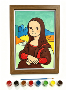 Kit Artistico in Velluto Completamente Personalizzabile, Riproduzione della Famosa Pittura della Madonna di Giovan Bongiordano, Set Educativo per Bambini - Product Image 4
