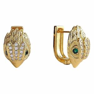 DECJUBA lujo águila ojo circón gota pendientes 18K oro Real plateado <span class=keywords><strong>para</strong></span> <span class=keywords><strong>mujer</strong></span> y hombre <span class=keywords><strong>para</strong></span> fiestas Venta De fábrica OEM - Product Image 1