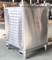 Cuve de Fermentation Carrée Personnalisée en Acier Inoxydable 304/316L pour Vin et Whisky, Réservoir de Stockage de Boissons pour la Brassage et la Transformation des Liquides
