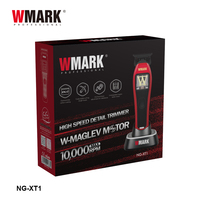 Cortadora de Pelo Profesional WMARK Exclusiva NG-XT1 Cuchilla DLC Recargable para Barbería con Motor Vectorial Magnético de Alta Velocidad y Recortadora de Detalles para Barba