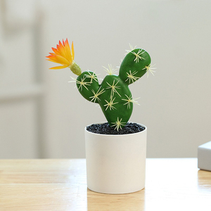 Mini <span class=keywords><strong>Cactus</strong></span> Bonsai <span class=keywords><strong>de</strong></span> alta calidad, planta en maceta Artificial verde para decoración <span class=keywords><strong>de</strong></span> oficina, flores y plantas decorativas - Product Image 2