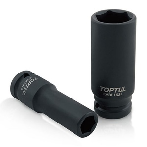 TOPTUL KABE1617 Bussole a Impatto Profonde a 6 Punte da 1/2 Pollice - MISURE MESSICHE - Product Image 1