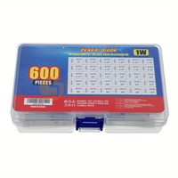 600PCS 1W Zener Diode Kit 30 Valeurs Ensemble Complet pour Réparation Électronique Projets de Bricolage