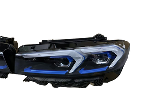 Lampe frontale de voiture modifiée mise à niveau vers <span class=keywords><strong>2023</strong></span> LCI Laser Full LED phares avec AFS pour BMW Série 3 G28 G20 - Product Image 3
