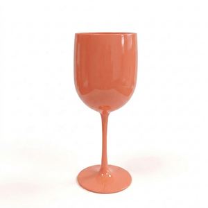 Verre à vin en plastique incassable et réutilisable de 450 ml, tasse à pied en Tritan résistant aux chocs, avec logo personnalisé pour restaurants et hôtels (vente en gros) - Product Image 2