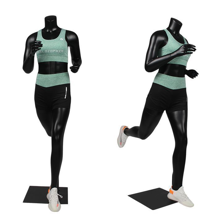 Сексуальный женский спортивный женский манекен для мышечных мышц, манекен для мышечных мышц, спортивный манекен для бега, демонстрация спортивной одежды