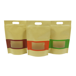 280 micras bolsa de papel de kraft marrón para el paquete de alimentos, bolsa merienda - Product Image 1