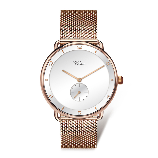 Virtue Newest Classic Quartz Watches for Men Minimalist Design with Interchangeable Straps Hot Sale for Men and Women