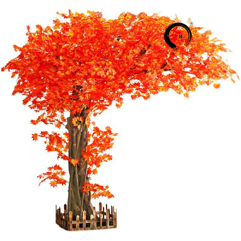 Large outdoor Japanese artificial red maple decoration/hot selling Canadian artificial maple