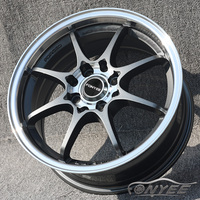 Fonyee 15 15 × 4x10 بوصة. 3 متعددة الأشكال 4 ثقوب Huecos Mag سبائك الألومنيوم عجلات سيارة ركاب السيارات Rines Jantes
