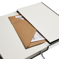Carnet personnalisé, un jour par page, agenda relié rigide 2027, coffret cadeau pour promotion