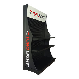 Customized Side Sealed Supermarket <b>Shelves</b> Solid Paperboard Durable Single Sided Vertical Lightweight Display <b>Racks</b> - Product Image 2