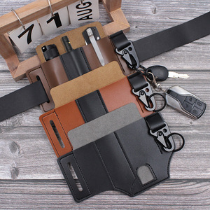 Pochette de ceinture tactique EDC personnalisée en usine, sac banane multi-usage pour techniciens d'entretien, étui utilitaire en cuir durable - Product Image 2