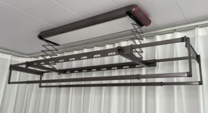 New Smart Clothes Drying Rack Adjustable Height Extendable <b>Lighted</b> Drying Rack - Product Image 5