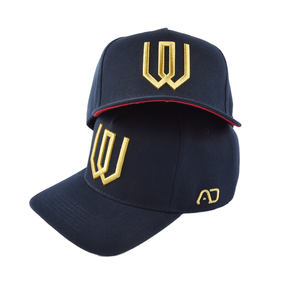 หมวกเบสบอลปีกโค้ง 6 แผง สีแดงสด ปักโลโก้ 3 มิติ แบบสั่งทำพิเศษ  พร้อมหัวเข็มขัดโลหะ ระบายอากาศได้ดีและกันน้ำ สำหรับทุกเพศ - Product Image 1