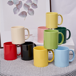 11oz Custom logo Cream White Ceramic Mug Sublimation Coffee Mug - Product Image 6