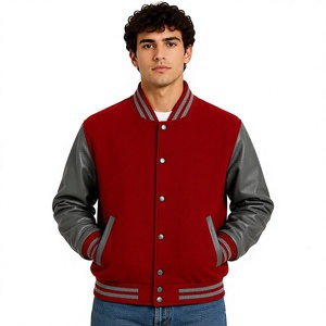 Custom Men's Premium Wool <b>Coach</b> Jacket Casual Team Outerwear Private Label OEM Manufacturer - Product Image 1