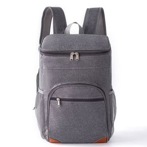 Multifunctional Large Capacity Portable Fresh-Keeping Aluminum Foil Outdoor Insulation Picnic Ice <b>Cooler</b> Lunch <b>Backpack</b> 4 Person - Product Image 1