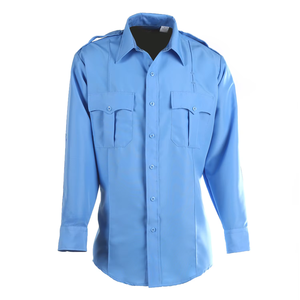 100% poliéster manga longa Airline piloto camisa guarda uniforme aviador dos homens clássicos - Product Image 2