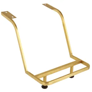 Barber Chair Parts Hair Salon Barber Chair Footrest Gold Barber Chair Accessories Production Factory Wholesale