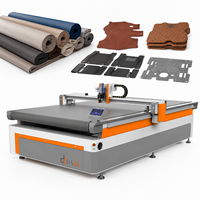 Máquina de Corte de Cuero CNC de Alta Resistencia, Máquina de Corte de Cuero Genuino para Calzado, Línea de Producción Automática con Mesa de Alimentación Automática
