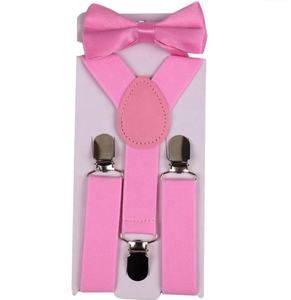 Nuovo arrivo in tinta unita reggicalze regolabili e papillon Set per bambini regalo perfetto realizzato con Clip in metallo - Product Image 3