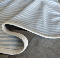 BLOCK EMF 100% tissu en fibre d'argent couverture de bébé résistante aux radiations pour Protection EMF couverture Anti-rayonnement