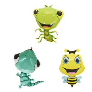 Bonitos globos <span class=keywords><strong>de</strong></span> papel <span class=keywords><strong>de</strong></span> aluminio 3D Mantises y Geckos para decoraciones <span class=keywords><strong>de</strong></span> fiestas Globo <span class=keywords><strong>de</strong></span> abejas <span class=keywords><strong>de</strong></span> feliz cumpleaños para fiestas y celebraciones - Product Image 1