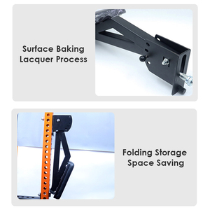 ZHOYA Banco de gimnasio comercial Accesorio de estante de energía Ajustable Bulldog Chest Support Row Pad Multi-Ang Squat Rack Característica de seguridad - Product Image 5