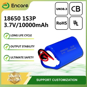 Encore 18650 1S 3S 3.7V <span class=keywords><strong>11.1V</strong></span> <span class=keywords><strong>3500mAh</strong></span> 10000mAh pin <span class=keywords><strong>lithium</strong></span> <span class=keywords><strong>polymer</strong></span> LiFePO4 tam giác LiPo pin cho Drone công cụ điện - Product Image 3