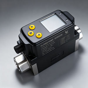 高精度油圧渦流量計4-20mA/RS485オイル冷却用デジタルタイプステンレス鋼プラスチック材料OEM - Product Image 5