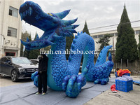 Modèle de dragon gonflable géant Modèle de dessin animé pour la publicité extérieure