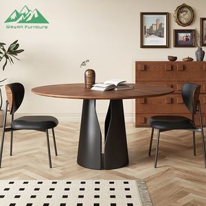 Ensemble <span class=keywords><strong>de</strong></span> salle à manger Wayon <span class=keywords><strong>de</strong></span> haute qualité, design intérieur, <span class=keywords><strong>table</strong></span> ronde élégante avec plateau tournant pour utilisation <span class=keywords><strong>en</strong></span> projet - Product Image 3