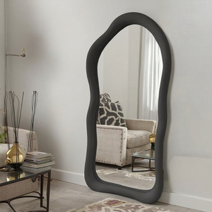<span class=keywords><strong>Espejo</strong></span> de cuerpo entero con forma irregular personalizada para decoración del hogar, <span class=keywords><strong>espejo</strong></span> de pie <span class=keywords><strong>ondulado</strong></span> para dormitorio - Product Image 3