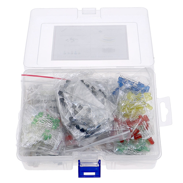 Seven Component Kits Including Resistor Ceramic Capacitor Electrolytic Capacitor Transistor Light-Emitting Diode Kits-High