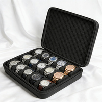 Étui de Rangement pour Montres en EVA Imperméable et Antichoc, 6 Emplacements, Fermeture Éclair, Couleur Personnalisable, Portable pour Hommes - Vente en Gros Usine