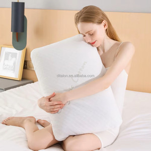 หมอนยางพารา Talalay ขนาดควีนไซส์ ธรรมชาติ ป้องกันภูมิแพ้ ระบายอากาศได้ดี ปลอกผ้าฝ้ายถอดซักได้ รองรับต้นคอ ใช้ในบ้าน - Product Image 6