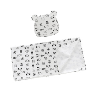 <span class=keywords><strong>Couverture</strong></span> d'emmaillotage en coton pour nouveau-né, serviette de bain à fleurs de couleur unie - Product Image 5