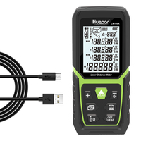 Télémètre laser à capteur d'angle électrique HUEPAR LM50A avec batterie Li-ion rechargeable
