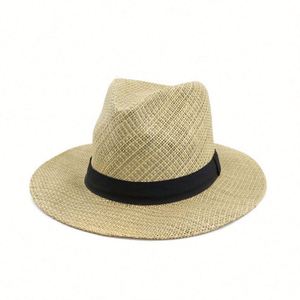 Chapeau Panama en paille style personnage, promotionnel, pas cher, pour le voyage, les affaires, les loisirs et les sports de plein air - Product Image 2