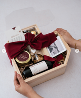 Boîte cadeau en bois de pin personnalisable JUNJI - Forme et taille personnalisées pour les cadeaux d'occasion (mariage/douche de bébé/anniversaire)