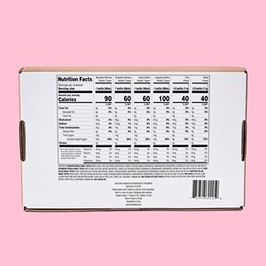 Boîte cadeau avec découpe en forme de verre à cocktails pour 21e <span class=keywords><strong>anniversaire</strong></span>, comprenant des toppers Mandarin, Fraise, Pêche, Pamplemousse, rose - Product Image 2