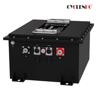 Baterai LiFePO4 Marine 48V 50Ah IP67 Tahan Air, Pemanas Otomatis, 6000 Siklus, Paket Baterai Motor Listrik untuk Kapal Yacht