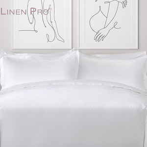 Ensembles de couette en Satin de luxe pour hôtel, 6 pièces, drap de lit avec couette, housse de couette en velours de haute qualité, ensemble de literie 100% coton - Product Image 6
