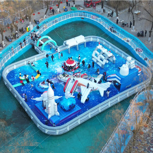 Jeu gonflable de <span class=keywords><strong>parc</strong></span> à thème de surface extérieure de <span class=keywords><strong>lac</strong></span> de <span class=keywords><strong>parc</strong></span> <span class=keywords><strong>d</strong></span>'attractions gonflable de maison rebondissante commerciale à vendre l'aire de jeu de l'eau - Product Image 2