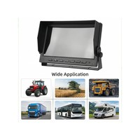 Moniteur de véhicule intelligent T-WIN avec écran LCD 10,1 pouces, résolution 1024x600, garantie 1 an, systèmes MDVR, entrée VGA, résistant aux chocs