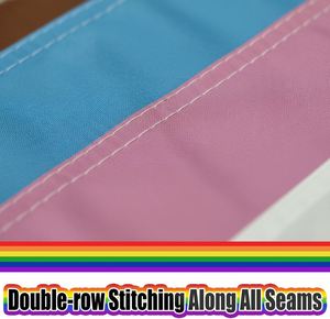 Bandera LGBT de Poliéster de Alta Calidad de 3x5 Pies, Arcoíris, Lésbica, Bisexual, Gay, Transgénero, Orgullo LGBT - Product Image 6