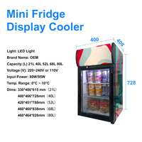 NIHAO Advertising Personnalisé 70L Personnaliser Mini Réfrigérateur Refroidisseur Promotionnel de Haute Qualité Vente en Gros pour Bar Promotion congélateur