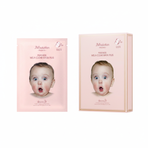 JMSOLUTION MAMA PURENESS MELA CLEAR MASK PLUS Korean Skincare Face Mask Sheet Wholesale (1 Unité = 10 Pièces) Fabriqué en Corée - Product Image 2