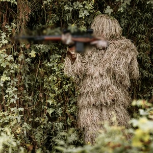 Outdoor Tactical Woodland <b>Men</b> Women Unisex Camo Camouflage Hunting Clothing 3D Hunting Apparel CS Game Sniper Ghillie <b>Suit</b> - Product Image 3